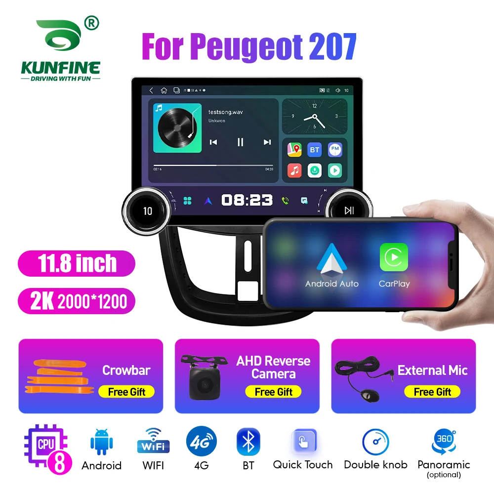 11.8 Inch 2K Double Knobs 2 Din Car Radio For Honda 207 Car Radio DVD Multimedia Video Player Android Auto Carplay
11.8 Inch 2K Double Knobs 2 Din Car Radio For Honda 207 Car Radio DVD Multimedia Video Player Android Auto Carplay