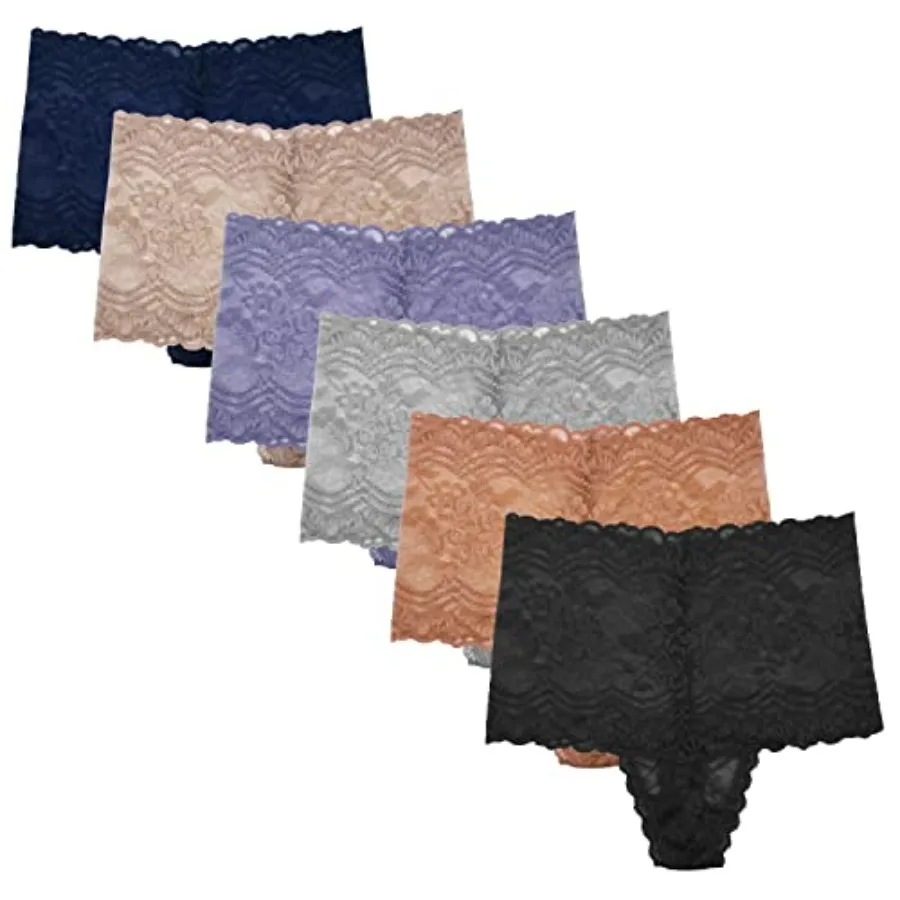 Women's High Waisted Retro Lace Thong Panties Seamless Plus Size Cotton Underwear
Women's High Waisted Retro Lace Thong Panties Seamless Plus Size Cotton Underwear