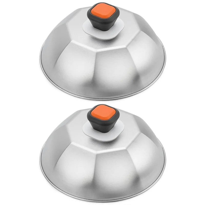 HHO-Griddle Melting Cheese Dome Stainless Steel 9" Wok Lids-Commercial Grade Basting Steaming Cover 
HHO-Griddle Melting Cheese Dome Stainless Steel 9" Wok Lids-Commercial Grade Basting Steaming Cover