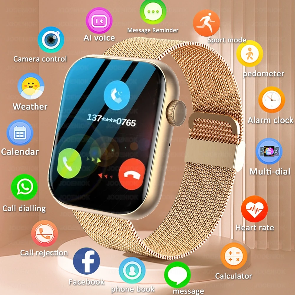 Новинка 2025 года, умные часы для мужчин, AMOLED HD-экран, спортивный трекер, AI Voice, Bluetooth-вызов, модные умные часы для женщин
Новинка 2025 года, умные часы для мужчин, AMOLED HD-экран, спортивный трекер, AI Voice, Bluetooth-вызов, модные умные часы для женщин