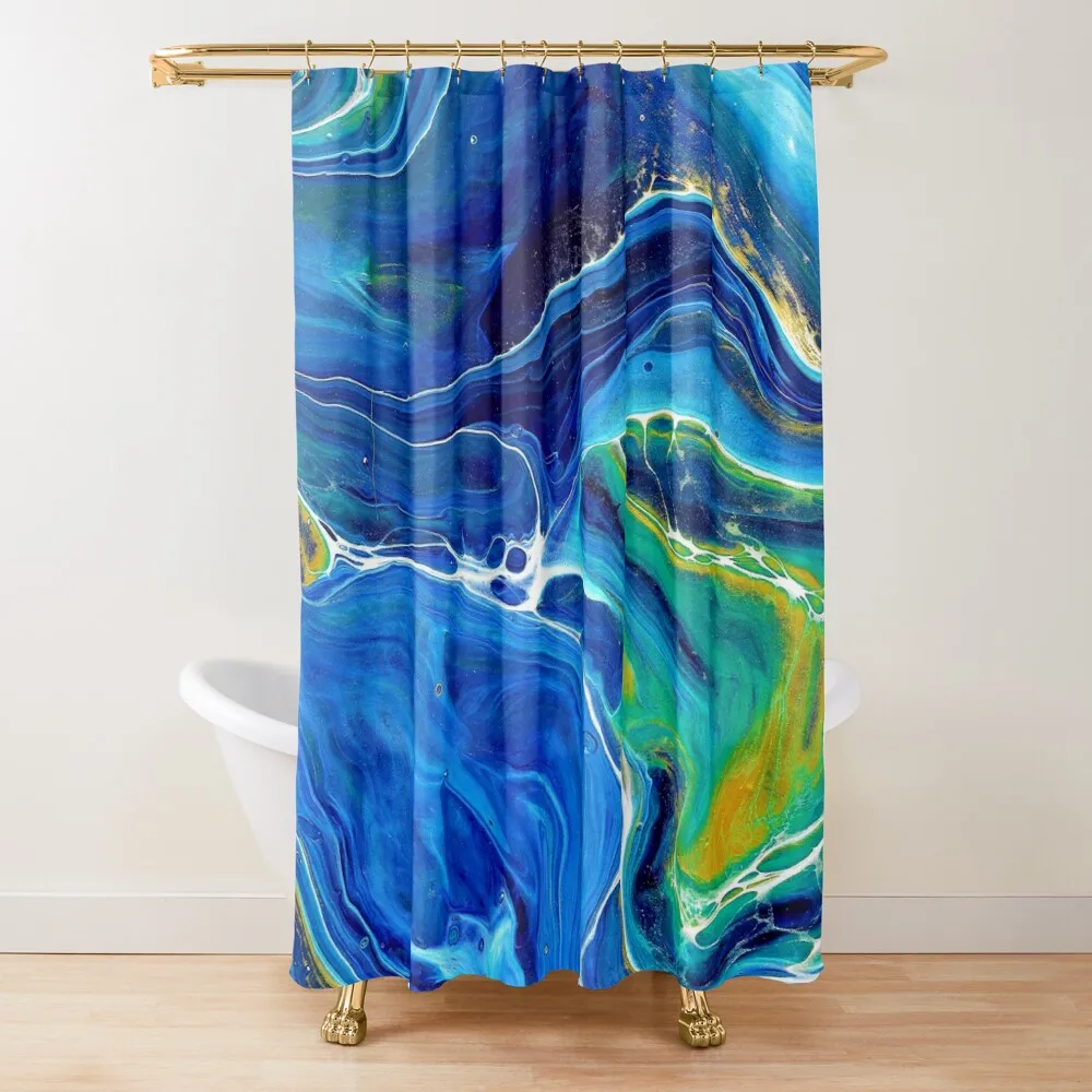 Lapis Lazuli Shower Curtain Anti-Mold Waterproof Shower Shower For Bathroom Curtain
Lapis Lazuli Shower Curtain Anti-Mold Waterproof Shower Shower For Bathroom Curtain
