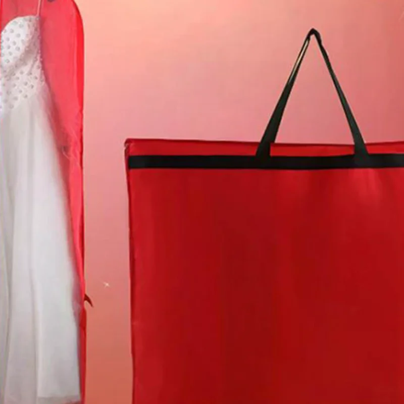 Long 150cm 180cm Portable Wedding Dress Dust Cover Gown Dustproof Cover Home Foldable Clothes Storage Bags for Wedding Bride
Long 150cm 180cm Portable Wedding Dress Dust Cover Gown Dustproof Cover Home Foldable Clothes Storage Bags for Wedding Bride