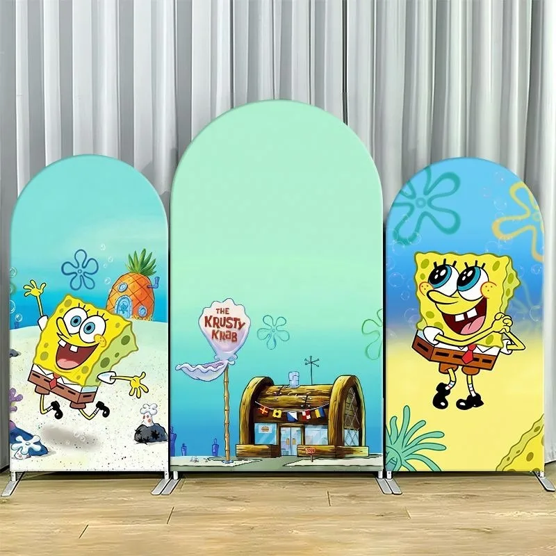 SpongeBob Mr Krabs Arch Backdrop Cover Underwater Party Decoration Single Layer Elastic Fabric Photo Background Party Background
SpongeBob Mr Krabs Arch Backdrop Cover Underwater Party Decoration Single Layer Elastic Fabric Photo Background Party Background