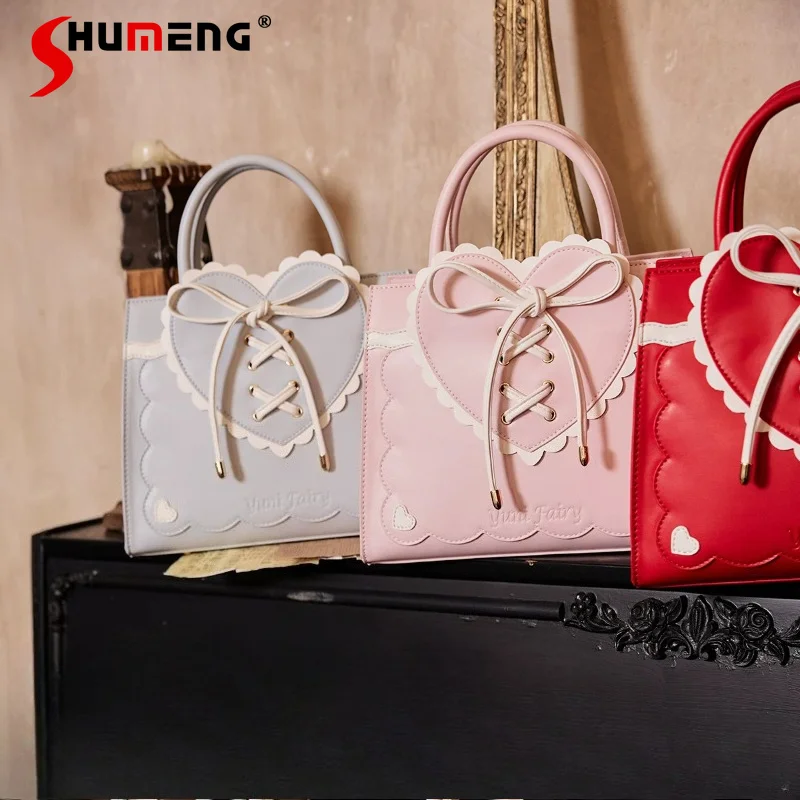 Original Japanese Style Lolita Pink Handbag Princess Girl's Sweet Elegant Lo Handbag 2026 New Women's Shoulder Crossbody Bag
Original Japanese Style Lolita Pink Handbag Princess Girl's Sweet Elegant Lo Handbag 2026 New Women's Shoulder Crossbody Bag
