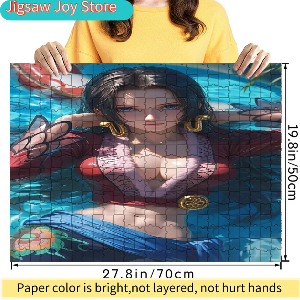 Коллекционный пазл из бумаги с изображением Боа Хэнкок в красном наряде из One Piece, с водной сценой, персонаж аниме «Пиратская императрица», подарок для фанатов
Коллекционный пазл из бумаги с изображением Боа Хэнкок в красном наряде из One Piece, с водной сценой, персонаж аниме «Пиратская императрица», подарок для фанатов