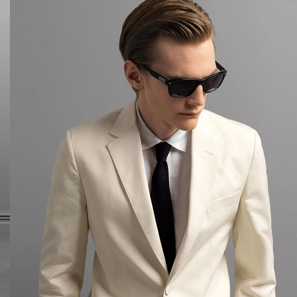 STEVDITG Casual Men's Suits Spring Cotton Single Breasted 2 Piece Jacket Pants Costume Homme Slim Fit
STEVDITG Casual Men's Suits Spring Cotton Single Breasted 2 Piece Jacket Pants Costume Homme Slim Fit