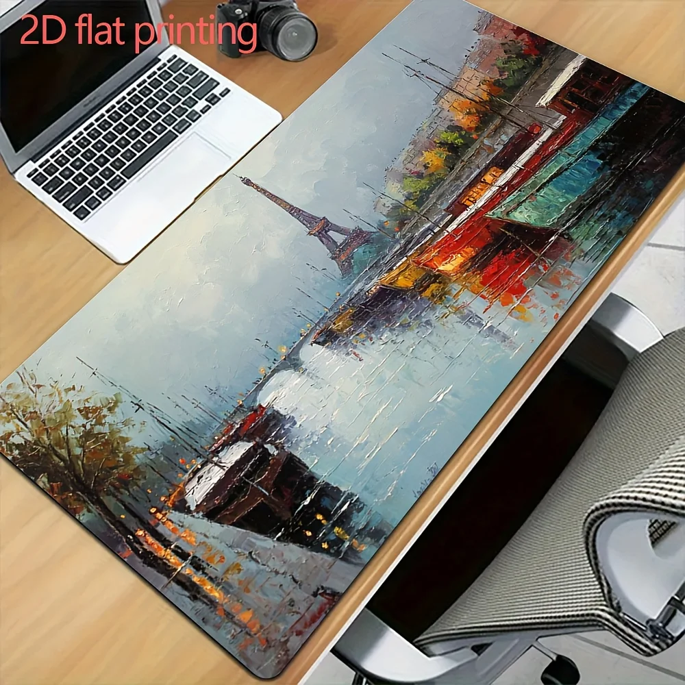 Impasto Oil Painting Paris Eiffel Tower Large Mouse Pad, Non-slip Extended Gaming Desk Mat
Impasto Oil Painting Paris Eiffel Tower Large Mouse Pad, Non-slip Extended Gaming Desk Mat