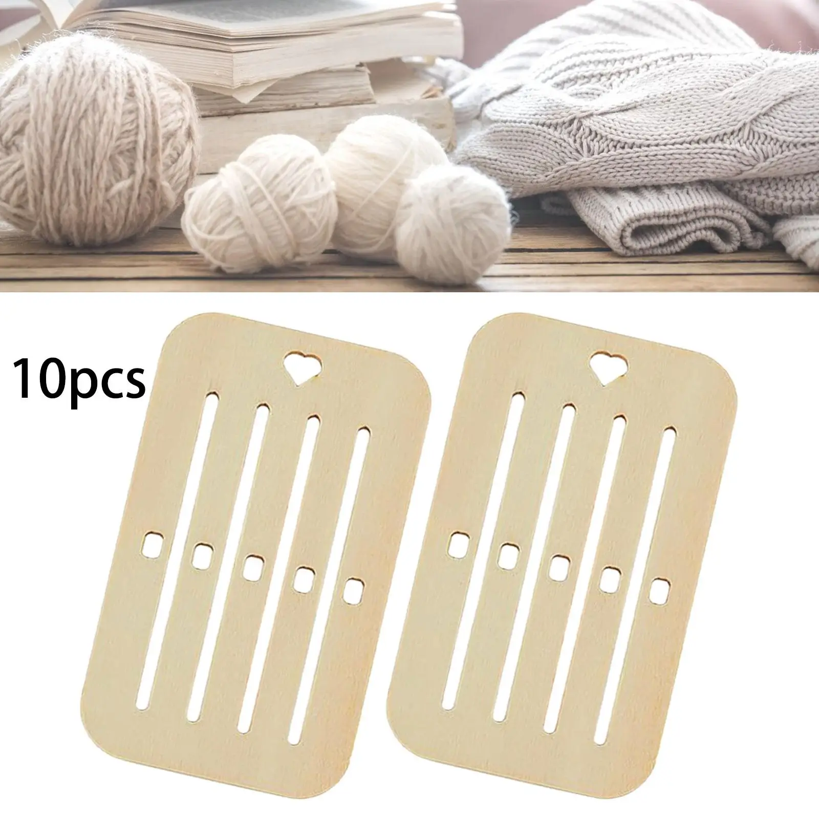10 Pieces Wooden Weaving Cards Weave Board for Bracelet for Back Strap for Beginners Craft Tool Belt Weaving Tools Loom Cards
10 Pieces Wooden Weaving Cards Weave Board for Bracelet for Back Strap for Beginners Craft Tool Belt Weaving Tools Loom Cards