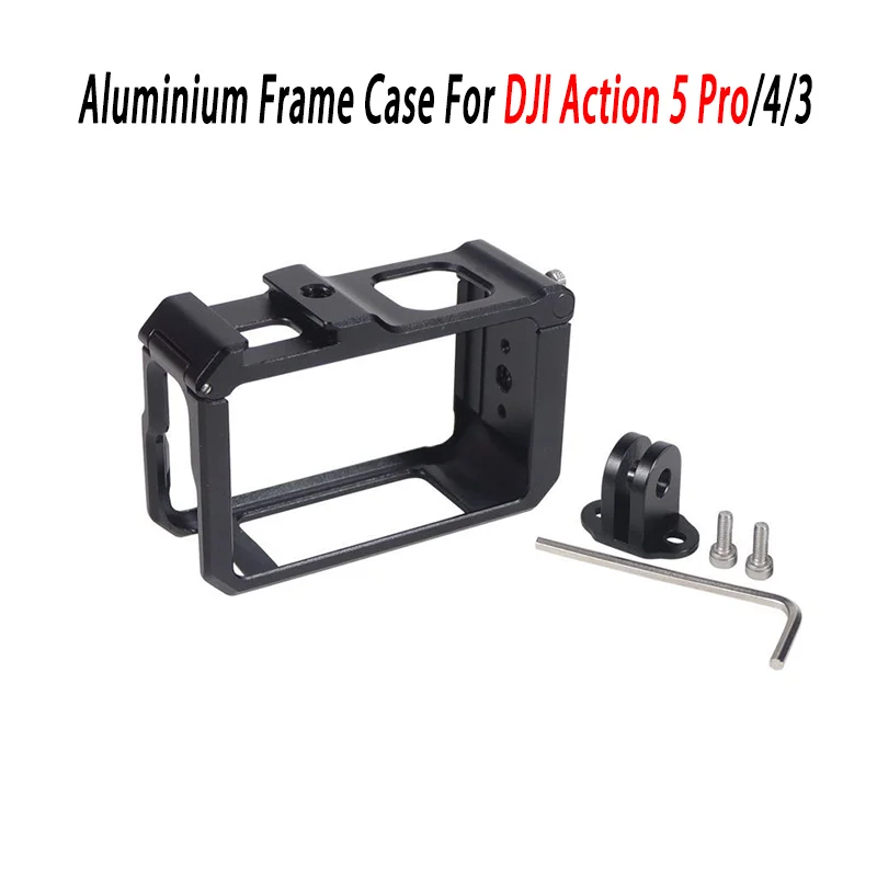 Aluminium Frame Case For DJI Osmo ACTION 5 Pro 4 3 Metal Cage Quick Release Mount with Cold Shoe Full Protective Frame Case
Aluminium Frame Case For DJI Osmo ACTION 5 Pro 4 3 Metal Cage Quick Release Mount with Cold Shoe Full Protective Frame Case