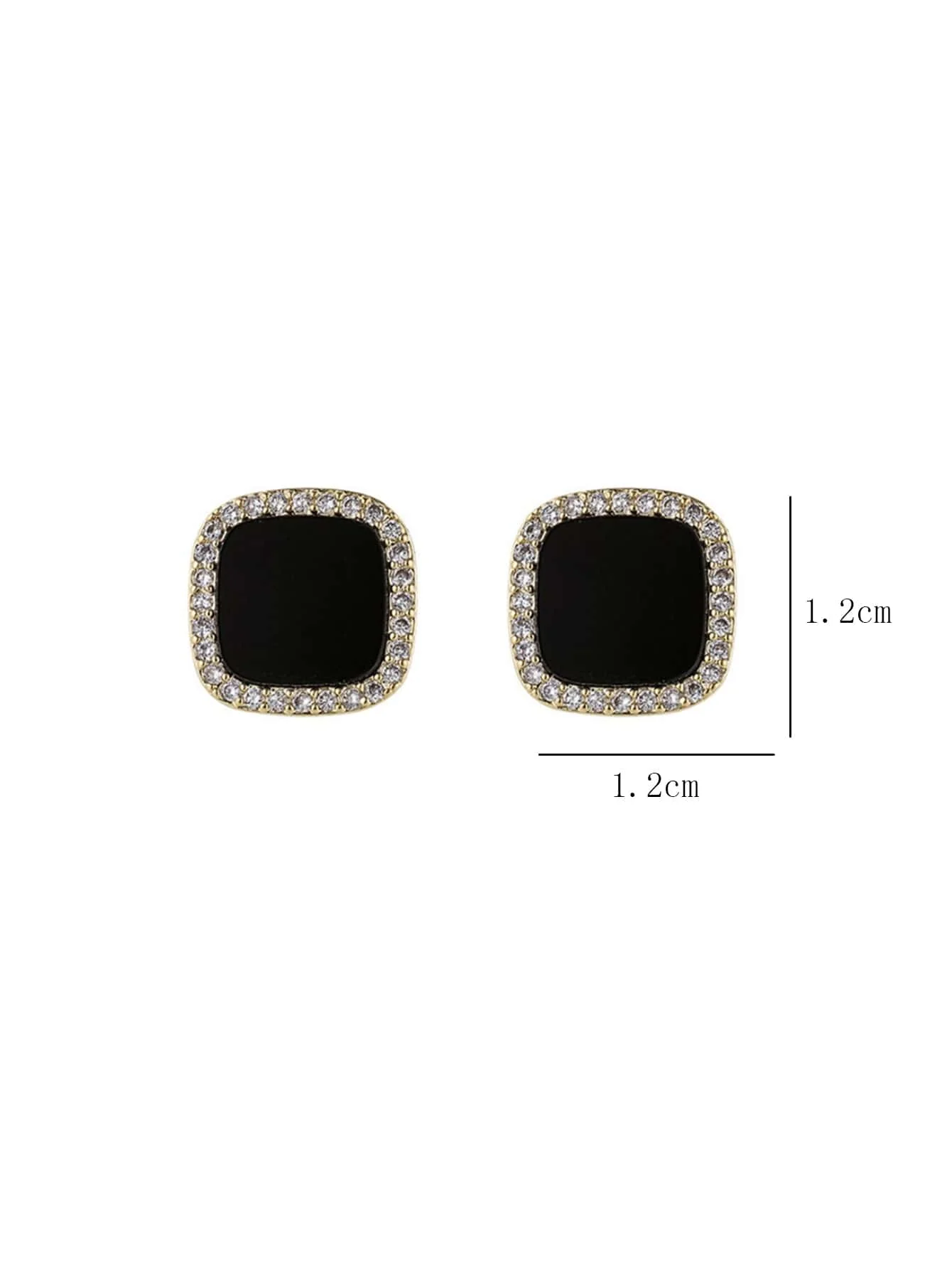 Square Geometric Stud Earrings With Rhinestone For Women
Square Geometric Stud Earrings With Rhinestone For Women