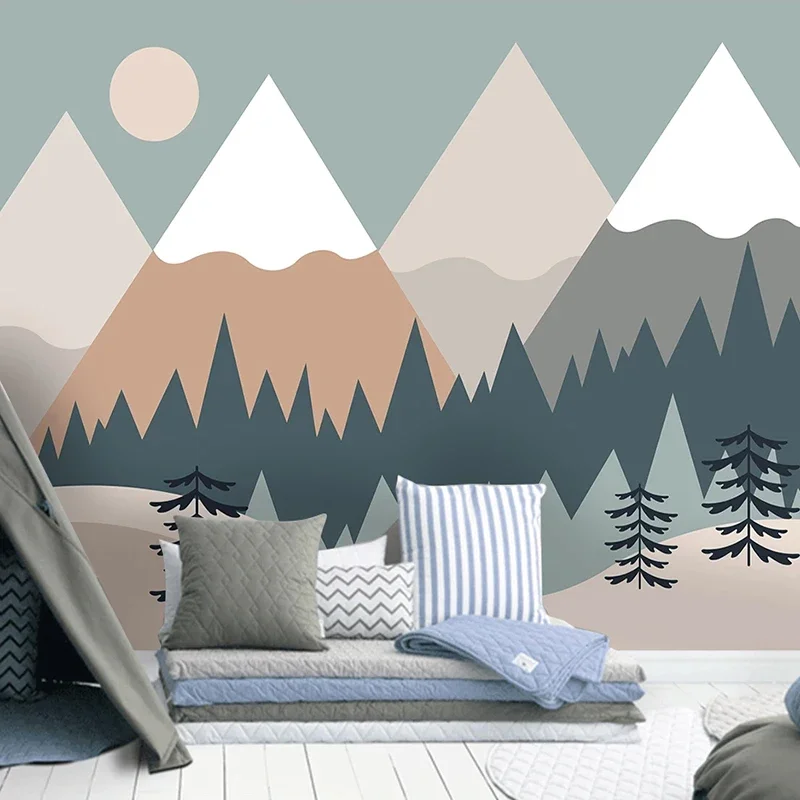 Custom 3D Photo Wallpaper Hand Painted Tree Mountain Cartoon Children Room Bedroom Background Wall Modern Mural Papel De Parede
Custom 3D Photo Wallpaper Hand Painted Tree Mountain Cartoon Children Room Bedroom Background Wall Modern Mural Papel De Parede