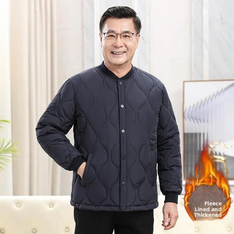 Men's Loose Winter Jaet Inner Liner Fce Lined Cold Resistant andpa's Little Cotton Coat Inner Wear Dad's down Jaet
Men's Loose Winter Jaet Inner Liner Fce Lined Cold Resistant andpa's Little Cotton Coat Inner Wear Dad's down Jaet