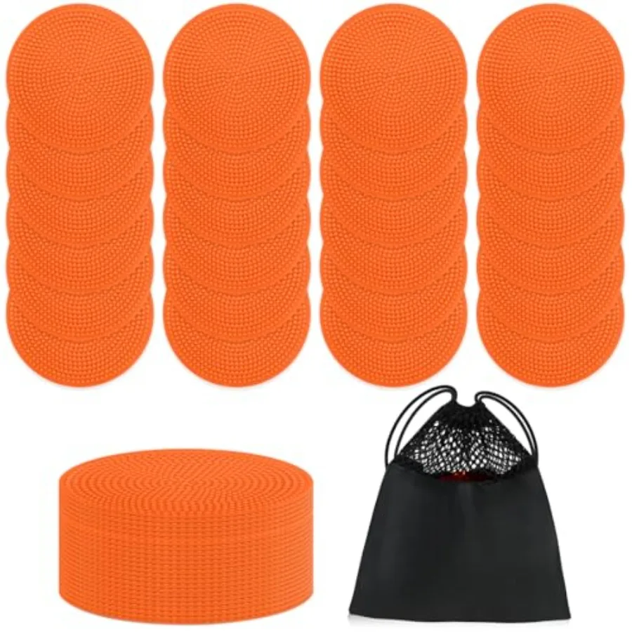 Spot Markers 4inch 9inch Rubber Agility Dots Flat Cones Non Slip Sports Dots Floor Spots Agility Markers for Soccer Football Ba
Spot Markers 4inch 9inch Rubber Agility Dots Flat Cones Non Slip Sports Dots Floor Spots Agility Markers for Soccer Football Ba