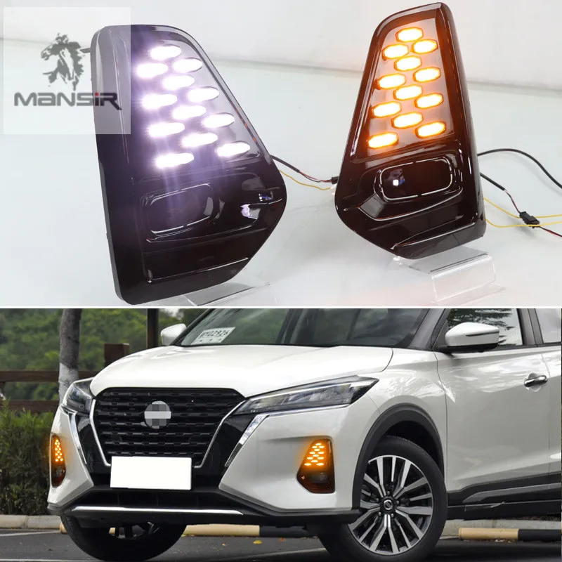 Светодиодный ные дневные огни для Nissan Kicks 2021 2022, автомобильные фары, дневные ходовые огни, динамические поворотники, желтые противотуманные фары
Светодиодный ные дневные огни для Nissan Kicks 2021 2022, автомобильные фары, дневные ходовые огни, динамические поворотники, желтые противотуманные фары