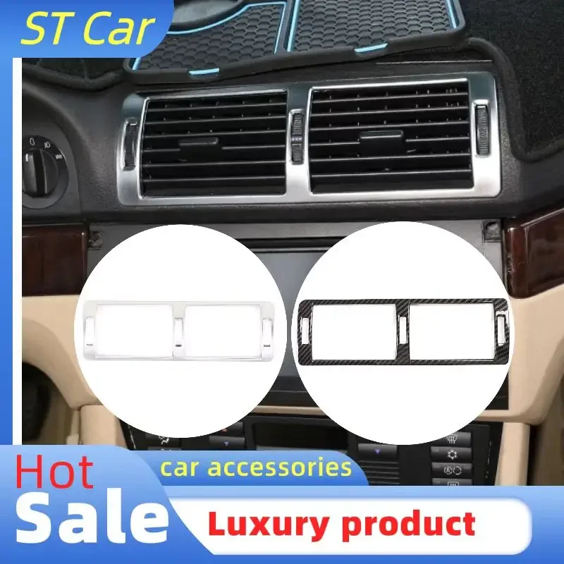 For BMW 5 Series E39 1996 1997 1998 1999 2000 2001 2002 2003 Carbon Texture Car Center Console Air Condition Vent Outlet Cover
For BMW 5 Series E39 1996 1997 1998 1999 2000 2001 2002 2003 Carbon Texture Car Center Console Air Condition Vent Outlet Cover