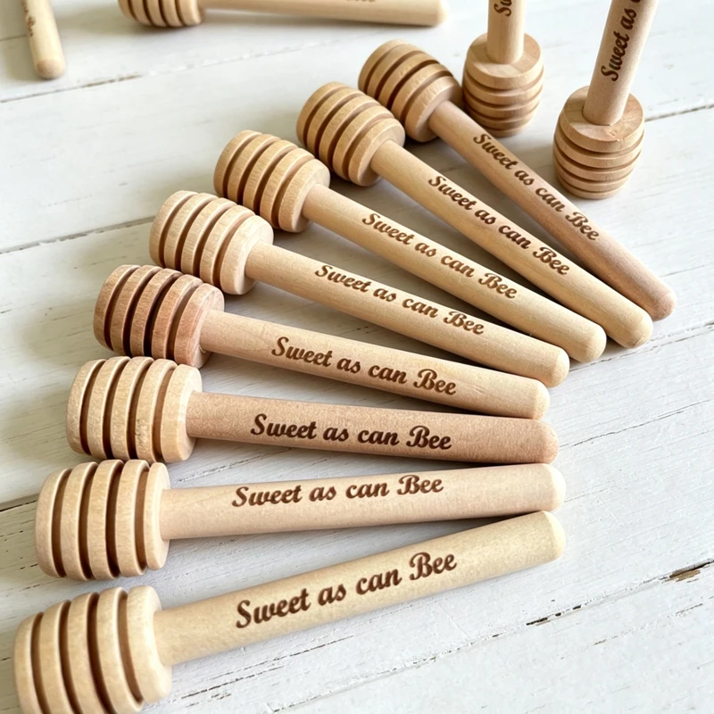 10/20/30pcs Personalized Honey Stick 8cm Small Honey Sticks Custom Wooden Honey Stick Wedding Gift, Bridal Shower Gifts
10/20/30pcs Personalized Honey Stick 8cm Small Honey Sticks Custom Wooden Honey Stick Wedding Gift, Bridal Shower Gifts
