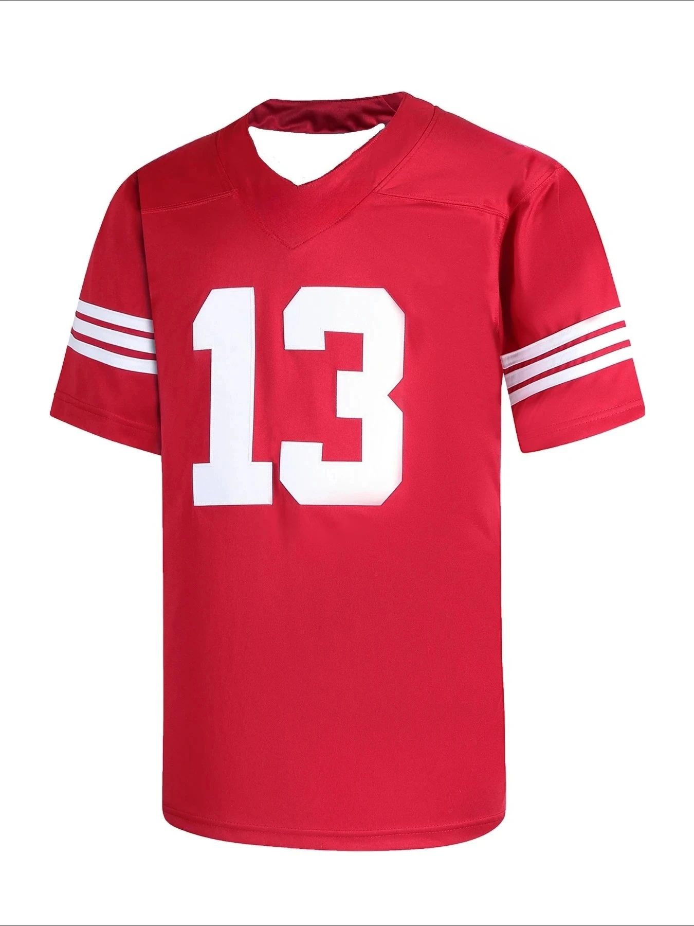 Джерси для американского футбола, летняя футболка No 13, уличный трикотаж, мужская одежда, дышащие топы с v-образным вырезом, толстовка Moto
Джерси для американского футбола, летняя футболка No 13, уличный трикотаж, мужская одежда, дышащие топы с v-образным вырезом, толстовка Moto