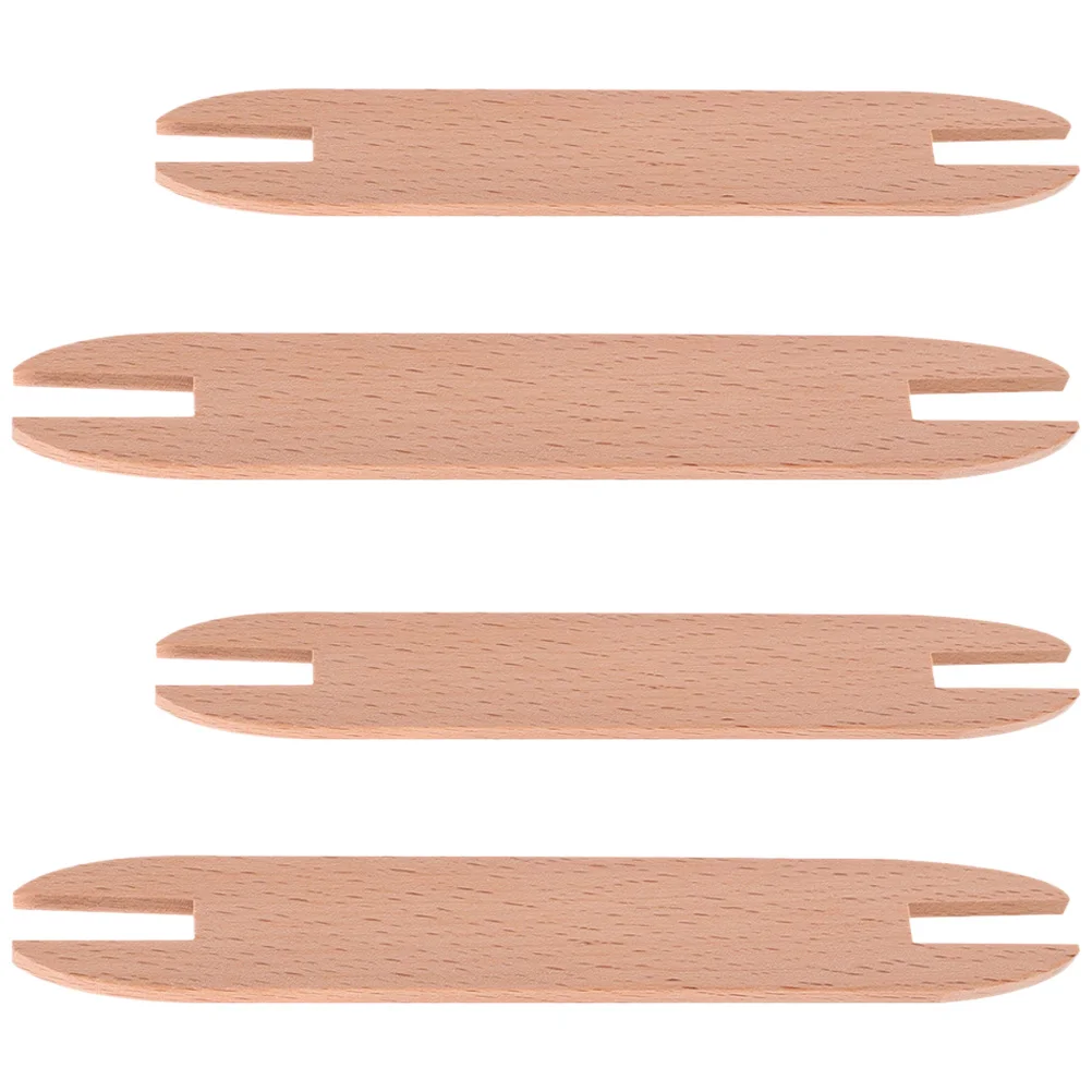 4 Pcs Weaving Shuttle Wooden Knitting Tools Kit Double End Sewing Accessories Tatting Shuttle Craft Project Cross Crochet
4 Pcs Weaving Shuttle Wooden Knitting Tools Kit Double End Sewing Accessories Tatting Shuttle Craft Project Cross Crochet