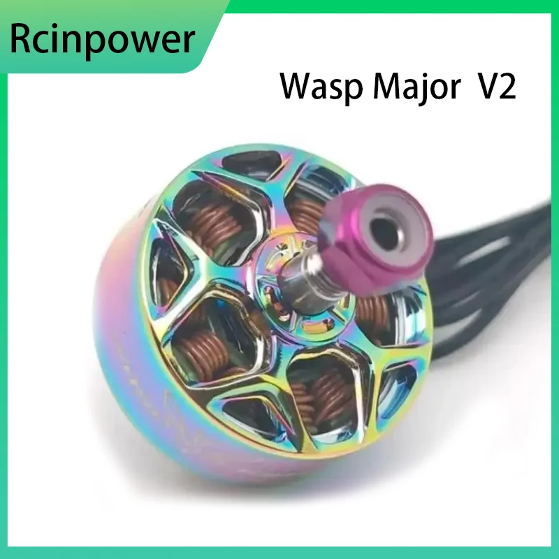 RCINPOWER WASP MAJOR V2 22,6-6,6 2160KV Champion Edition Бесщеточный двигатель 6S для FPV Racing Freestyle 5-дюймовые дроны DIY
RCINPOWER WASP MAJOR V2 22,6-6,6 2160KV Champion Edition Бесщеточный двигатель 6S для FPV Racing Freestyle 5-дюймовые дроны DIY