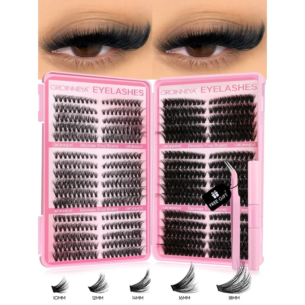 Lash Clusters Kit Cat Lashes 640 Pcs with Lash Bond & Seal Cluster Eyelash Extensions Eyelash Clusters Kit DIY at Home
Lash Clusters Kit Cat Lashes 640 Pcs with Lash Bond & Seal Cluster Eyelash Extensions Eyelash Clusters Kit DIY at Home