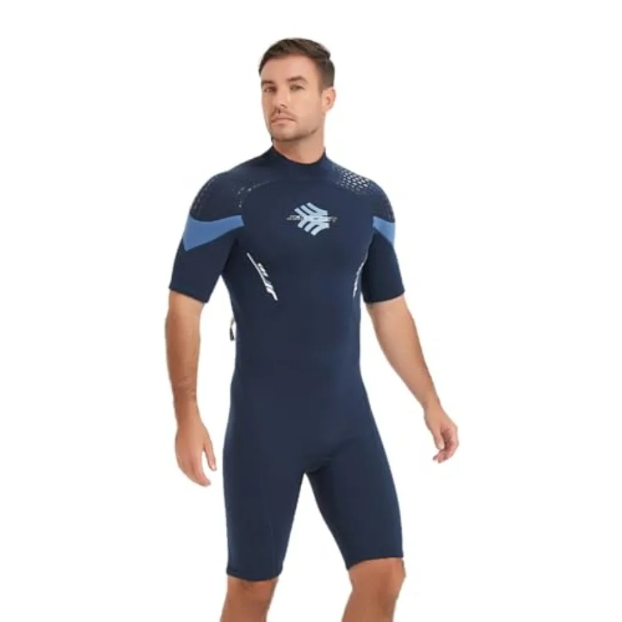 Men's 3mm back zipper neoprene wetsuits for diving snorkeling surfing and swimming black durable flexible thermal insulation
Men's 3mm back zipper neoprene wetsuits for diving snorkeling surfing and swimming black durable flexible thermal insulation
