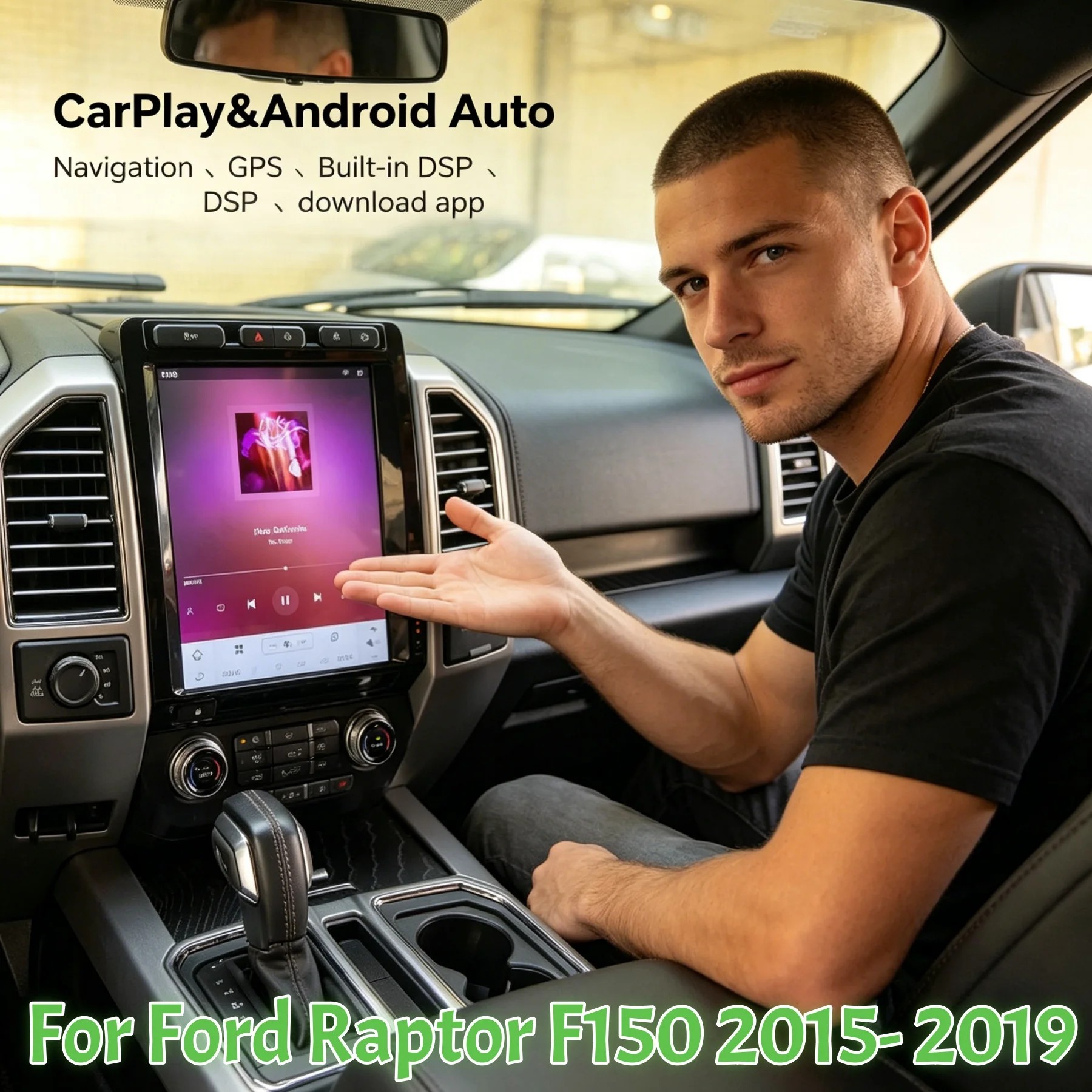 12.1" Wireless CarPlay Car Radio For Ford F150 2015-2019 Touch Screen Navigator Multimedia Video Player Auto Android 5G WIFI GPS
12.1" Wireless CarPlay Car Radio For Ford F150 2015-2019 Touch Screen Navigator Multimedia Video Player Auto Android 5G WIFI GPS