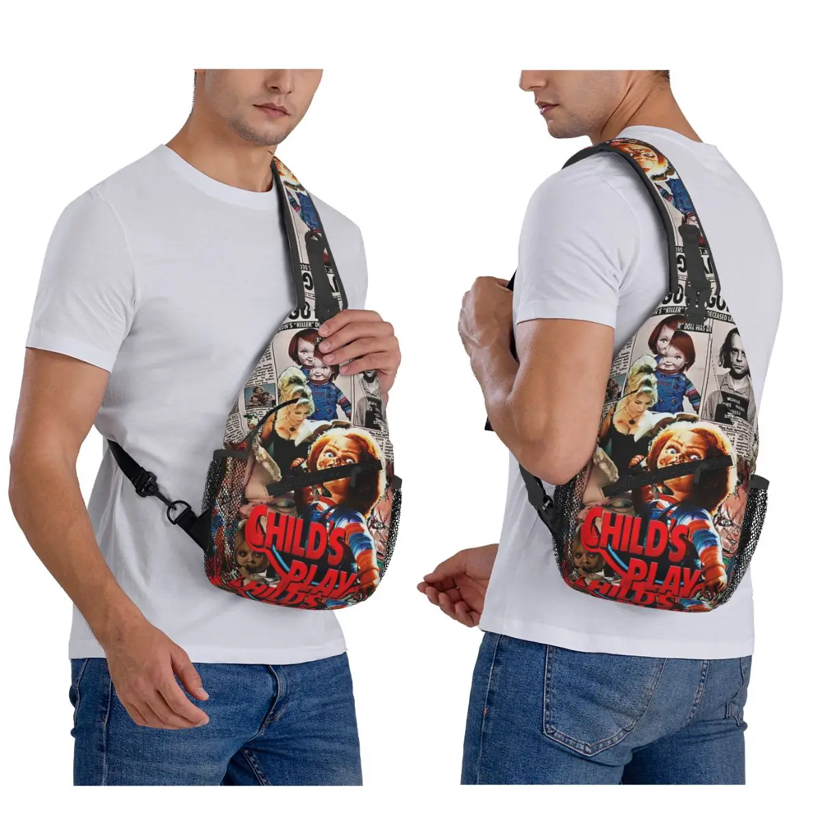 Cool Friends Till The End Chucky Chest Bag Men Sling Crossbody Backpack Chest Bag Travel Hiking Daypack Shoulder Bag
Cool Friends Till The End Chucky Chest Bag Men Sling Crossbody Backpack Chest Bag Travel Hiking Daypack Shoulder Bag