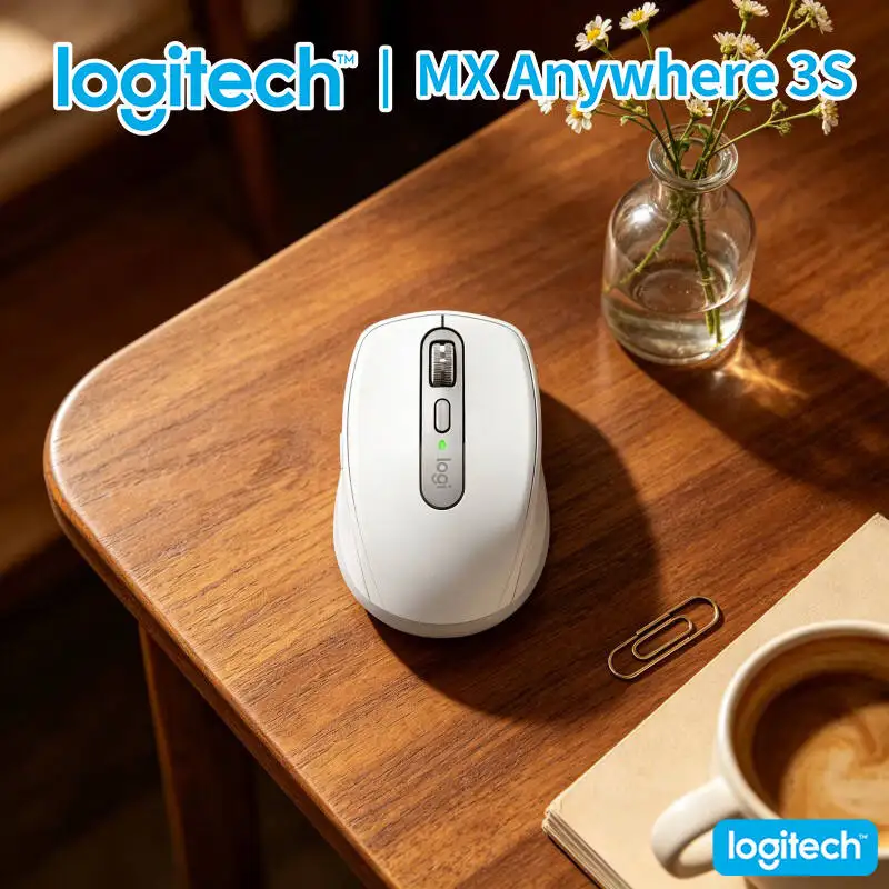 Ergonomic Wireless MX Anywhere 3S - 8K DPI, MagSpeed Wheel, Anti-Slip Grip, Great for Train Trip & Home Office Desk
Ergonomic Wireless MX Anywhere 3S - 8K DPI, MagSpeed Wheel, Anti-Slip Grip, Great for Train Trip & Home Office Desk