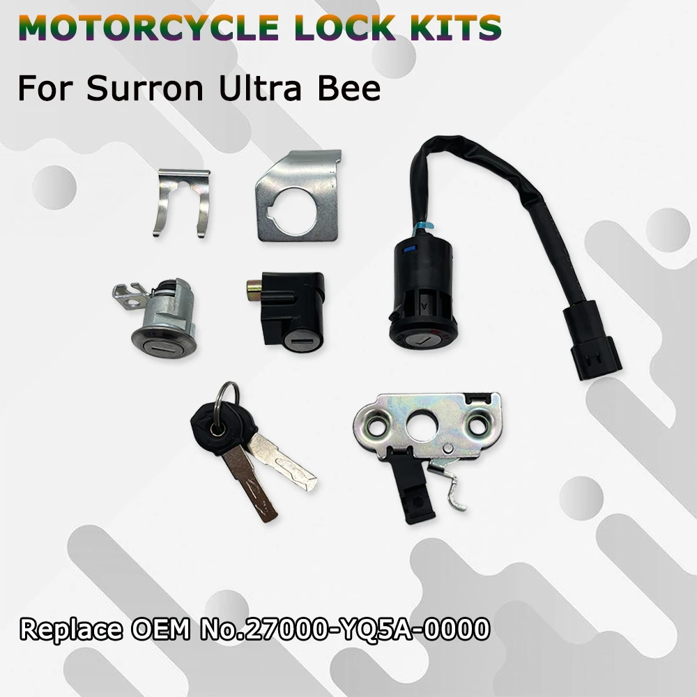 Lock Kits For Surron Ultra Bee Key Set Start Lgnition Switch Electric Door Lock Key Kit Motorcross Sur-Ron Electric Dirt Bike
Lock Kits For Surron Ultra Bee Key Set Start Lgnition Switch Electric Door Lock Key Kit Motorcross Sur-Ron Electric Dirt Bike