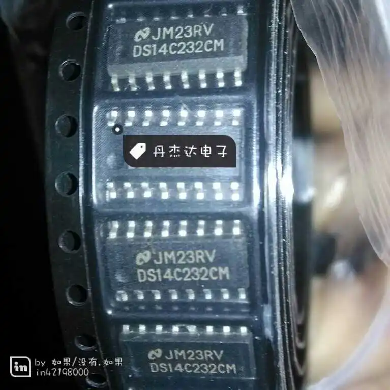 30pcs original new 30pcs original new DS14C232CM 14C232 SOP driver, receiver, transceiver
30pcs original new 30pcs original new DS14C232CM 14C232 SOP driver, receiver, transceiver