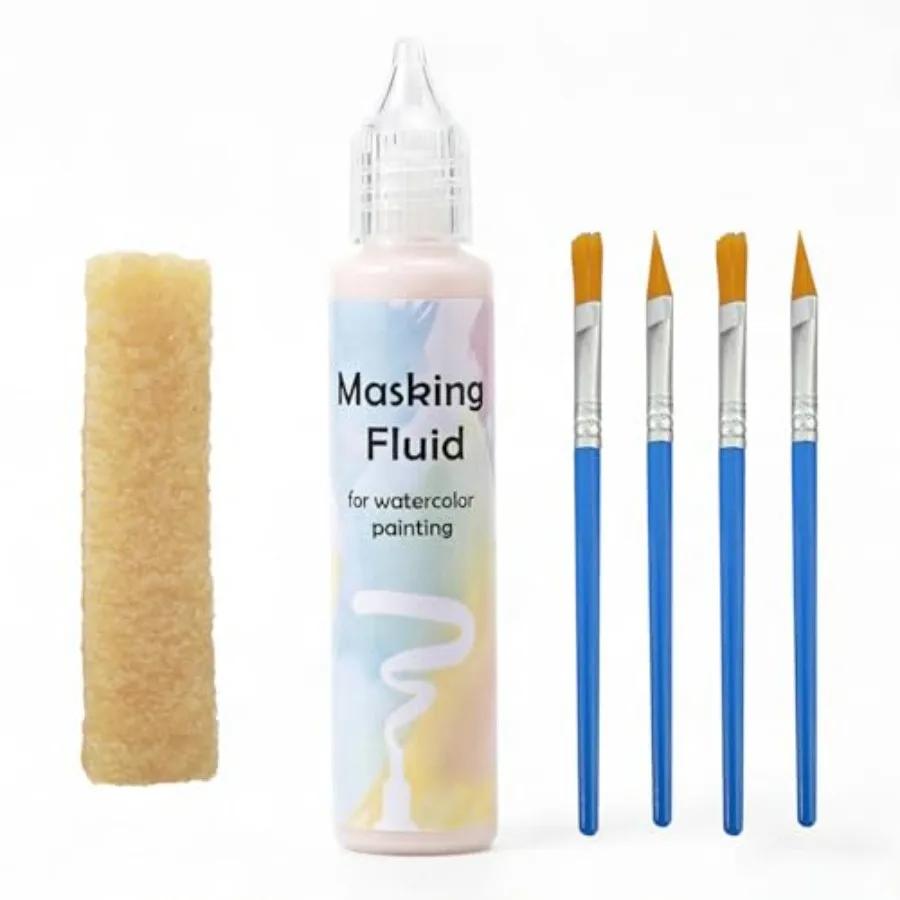 Pink Watercolor Masking Fluid - Watercolor Painting Supplies Art Supplies with Brush and Eraser for Artists, Painting Medium Pe
Pink Watercolor Masking Fluid - Watercolor Painting Supplies Art Supplies with Brush and Eraser for Artists, Painting Medium Pe