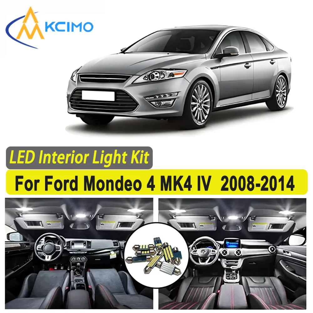 Kcimo LED For Ford Mondeo 4 MK4 IV 2008 2009 2010 2011 2012 2013 2014 Premium Bright LED Interior Dome Map Trunk Light Kit Car
Kcimo LED For Ford Mondeo 4 MK4 IV 2008 2009 2010 2011 2012 2013 2014 Premium Bright LED Interior Dome Map Trunk Light Kit Car