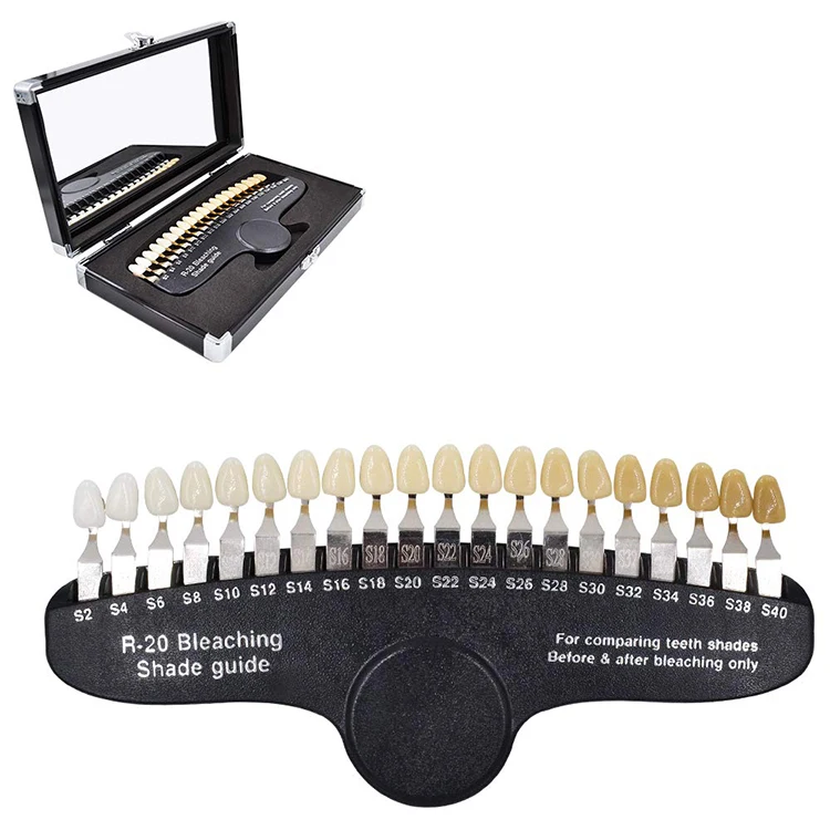 Teeth Whitening Accelerator R20 Professional den tal Teeth Shade Guide 20 Shades With Mirror 1.0 Out of 5 Stars 1
Teeth Whitening Accelerator R20 Professional den tal Teeth Shade Guide 20 Shades With Mirror 1.0 Out of 5 Stars 1