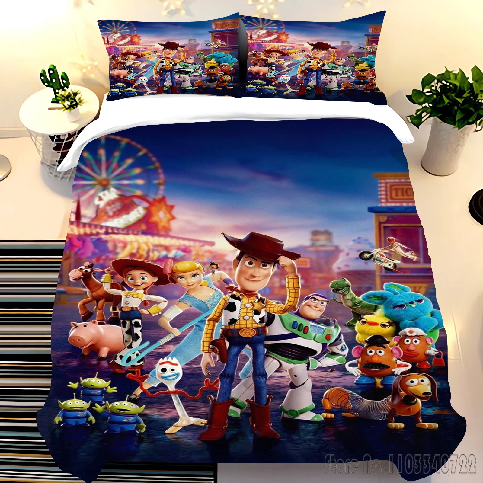 Toy Story Duvet Cover Set, Quilt Cover, Bedding, Comforter Sets, Suitable for Children and Adults, 3 Pcs
Toy Story Duvet Cover Set, Quilt Cover, Bedding, Comforter Sets, Suitable for Children and Adults, 3 Pcs