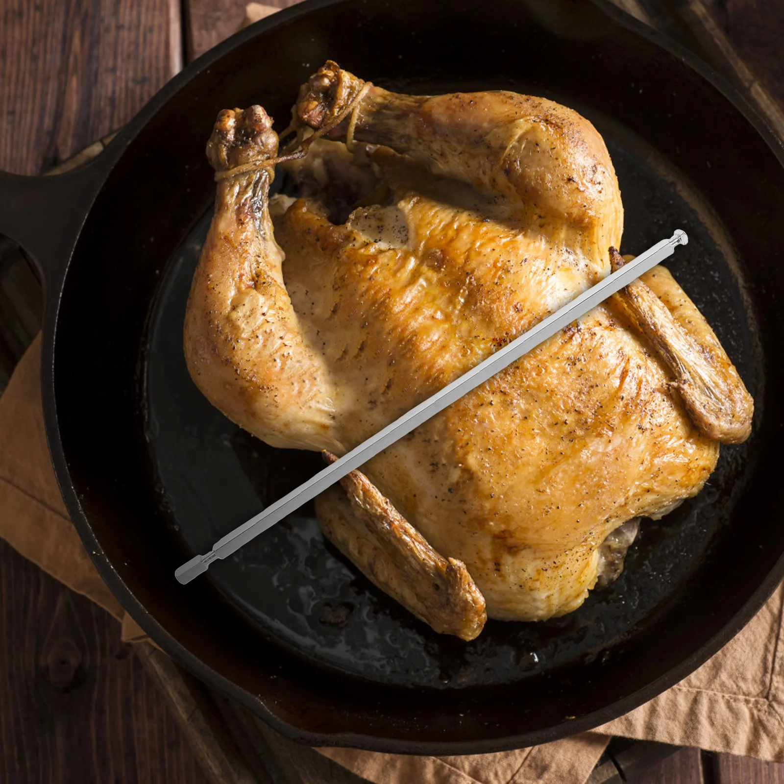 Stainless Steel Chicken Roast Fork Shaft Material Even Heating Versatile Use Oven Air Fryer Bbq Accessories Easy to
Stainless Steel Chicken Roast Fork Shaft Material Even Heating Versatile Use Oven Air Fryer Bbq Accessories Easy to