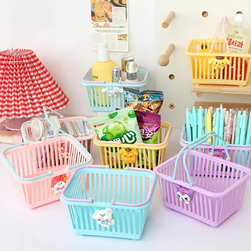 Sanrio Kawaii Hello Kitty Storage Basket My Melody Cinnamoroll Anime Cartoon Fashion Student Dormitory Desktop Portable Baskets
Sanrio Kawaii Hello Kitty Storage Basket My Melody Cinnamoroll Anime Cartoon Fashion Student Dormitory Desktop Portable Baskets