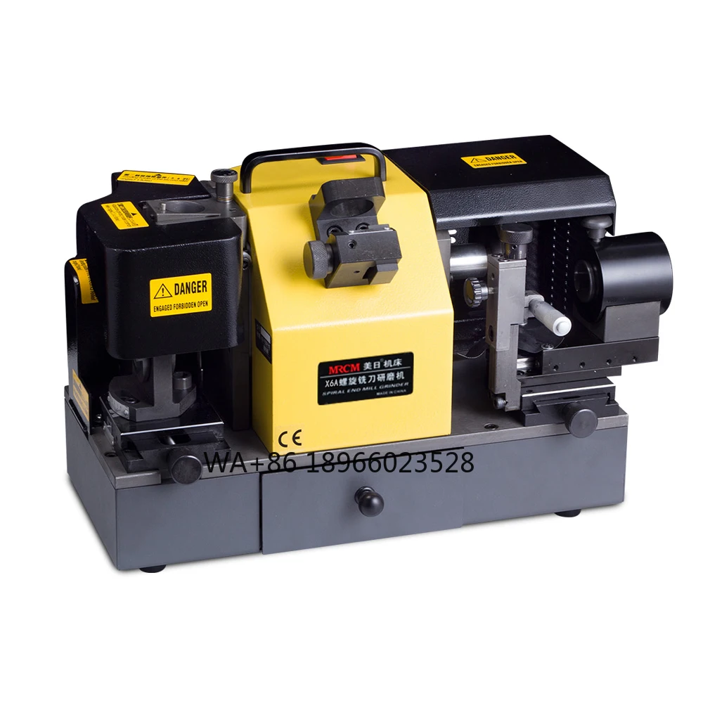 MR-X6A Portable Manual End Mill Sharpener by China Manufacturer CBN Wheel HSS Material Grinding Machine Reliable Motor
MR-X6A Portable Manual End Mill Sharpener by China Manufacturer CBN Wheel HSS Material Grinding Machine Reliable Motor