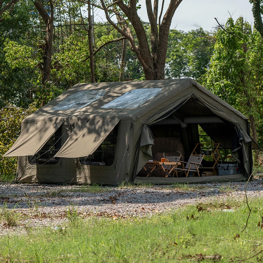 Outdoor camping automatic inflatable tent windproof thick camping 13.6+13.6 square meters tent
Outdoor camping automatic inflatable tent windproof thick camping 13.6+13.6 square meters tent