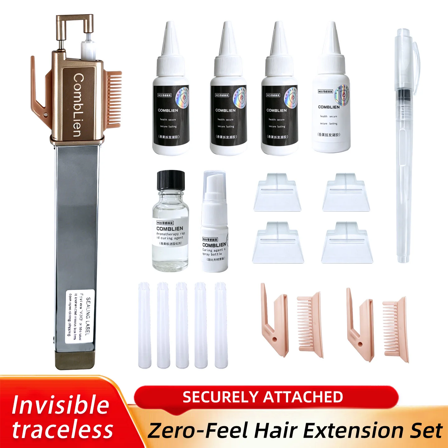 Hair Extension Installer Set No-Trace invisibles hair extension tool kits, No-Sense Operation, Invisible Hair Extensions,
Hair Extension Installer Set No-Trace invisibles hair extension tool kits, No-Sense Operation, Invisible Hair Extensions,