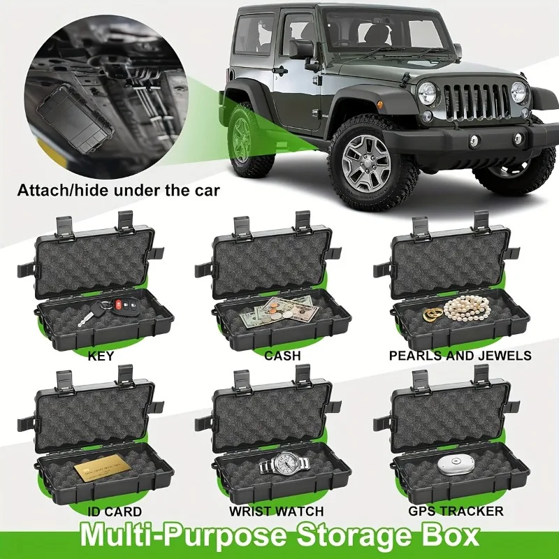 1pc Magnetic toolbox, car mounted magnetic ABS tactical box, outdoor mountaineering and hiking magnetic storage box
1pc Magnetic toolbox, car mounted magnetic ABS tactical box, outdoor mountaineering and hiking magnetic storage box