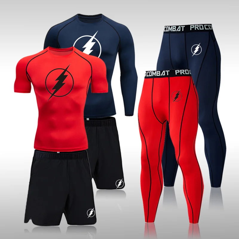 3 Piece Set Men's Tracksuit Quick Dry Tights Gym Fitness Compression Sports Suit Running Jogging Breathable Sport Wear Workout
3 Piece Set Men's Tracksuit Quick Dry Tights Gym Fitness Compression Sports Suit Running Jogging Breathable Sport Wear Workout