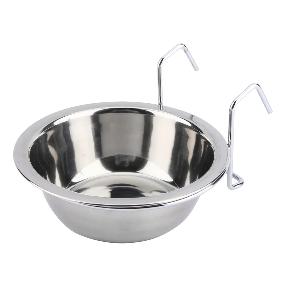 Dog Cages Pet Food Water Bowl Bird Cup Parrot Feeding Dish Stainless Steel Coop Silver
Dog Cages Pet Food Water Bowl Bird Cup Parrot Feeding Dish Stainless Steel Coop Silver