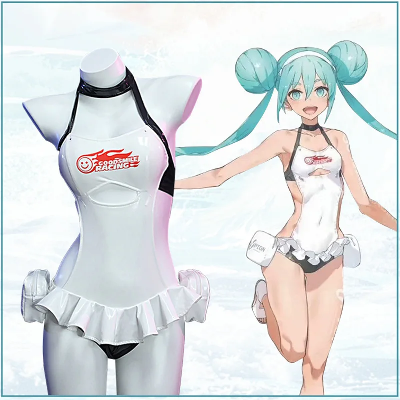 Swimsuit Bikini Beach Anime Summer Set For Girlfriend's Gift Miku Racing Suit Cosplay Costume Halloween Christmas Carnival Suit
Swimsuit Bikini Beach Anime Summer Set For Girlfriend's Gift Miku Racing Suit Cosplay Costume Halloween Christmas Carnival Suit