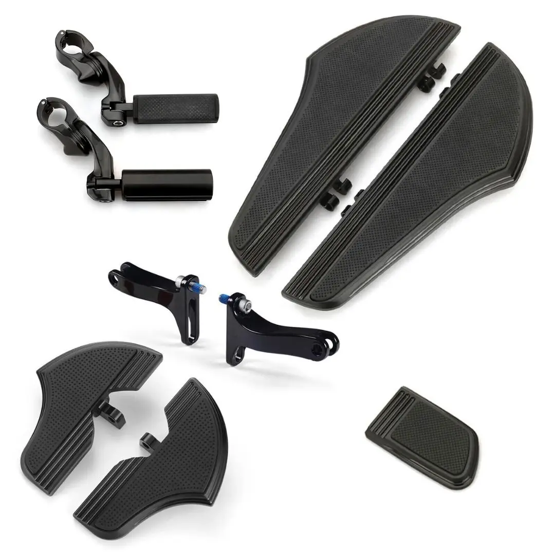STLF Black Anodized Machine Cut Defiance Rider Footboard Kit Highway Peg for Touring Street Glide Brake Pedal Covers 1980
STLF Black Anodized Machine Cut Defiance Rider Footboard Kit Highway Peg for Touring Street Glide Brake Pedal Covers 1980