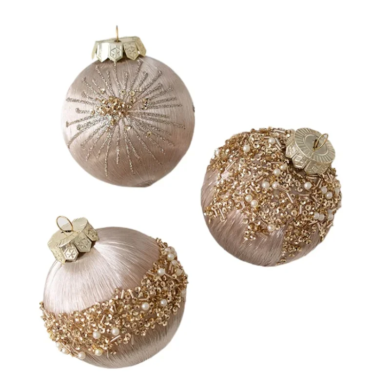 Premium textured Christmas ball Christmas tree decoration silver white red champagne pendant
Premium textured Christmas ball Christmas tree decoration silver white red champagne pendant