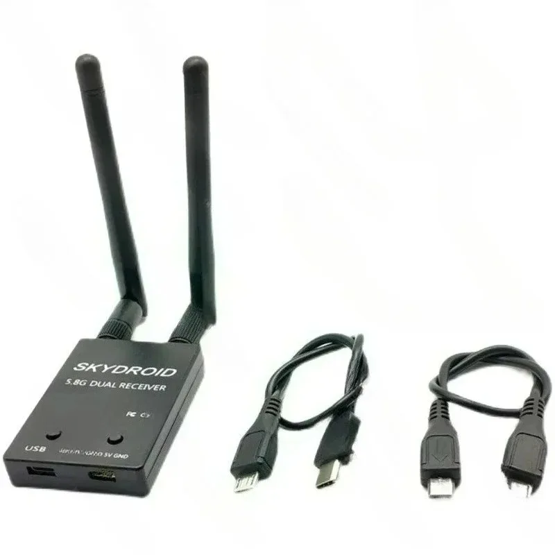 5.8G Dual Receiver OTG Video Transmitter for Mobile Phone FPV Drone VR Glasses UVC Capture Card
5.8G Dual Receiver OTG Video Transmitter for Mobile Phone FPV Drone VR Glasses UVC Capture Card