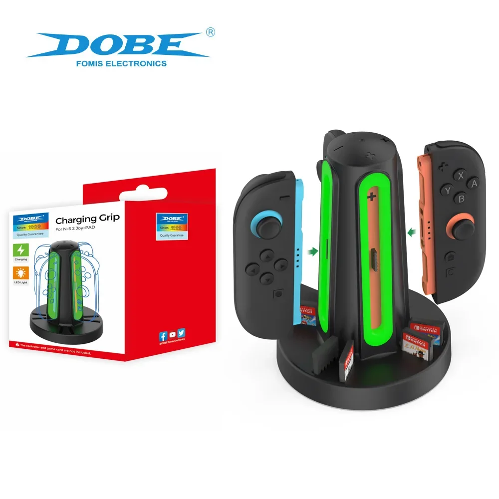 DOBE Magnetic Charging Dock TNS-3172 for Switch2 Gamepad with 4 Ports with LED, Auto-Align, Buzzer Alert, Type-C 5V, Compact&Por
DOBE Magnetic Charging Dock TNS-3172 for Switch2 Gamepad with 4 Ports with LED, Auto-Align, Buzzer Alert, Type-C 5V, Compact&Por