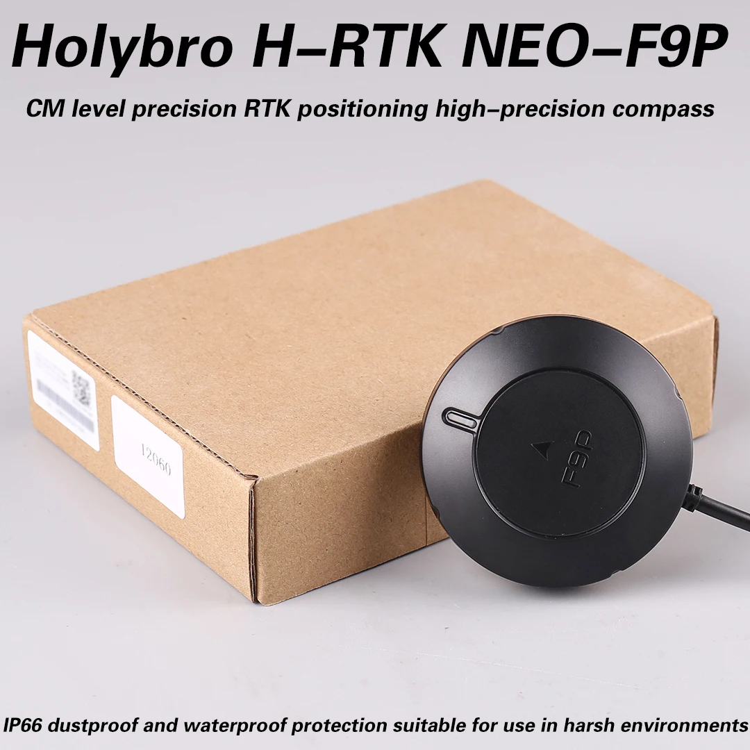 Holybro H-RTK NEO-F9P Rover (IP66, компас RM3100) — усовершенствованный GNSS-приемник, антенна с высоким коэффициентом усиления, высокоточный компас для FPV-дронов
Holybro H-RTK NEO-F9P Rover (IP66, компас RM3100) — усовершенствованный GNSS-приемник, антенна с высоким коэффициентом усиления, высокоточный компас для FPV-дронов