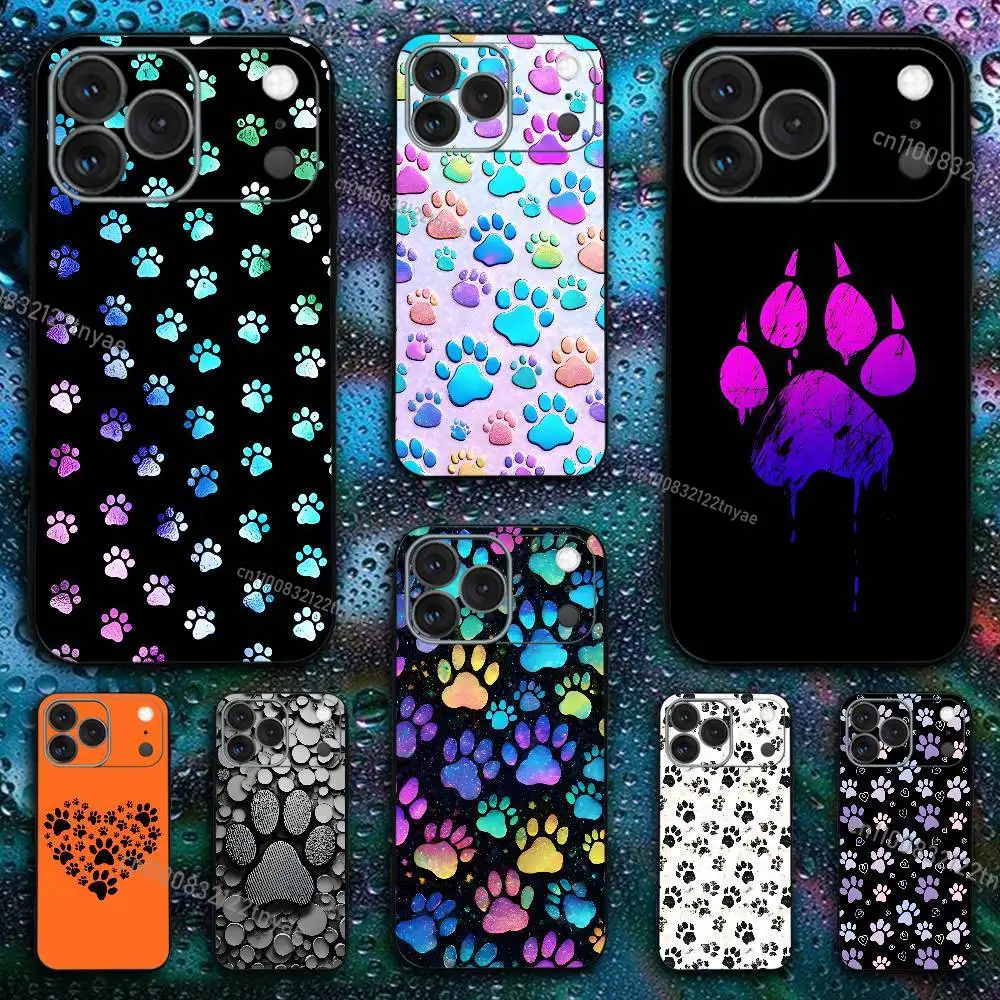 Dog Footprints Puppy Paw Print Phone Case For iPhone 17,16,15,14,13,12,11,Pro,X,Max,XR,Plus,Mini Soft Silicone Black Shockproof
Dog Footprints Puppy Paw Print Phone Case For iPhone 17,16,15,14,13,12,11,Pro,X,Max,XR,Plus,Mini Soft Silicone Black Shockproof