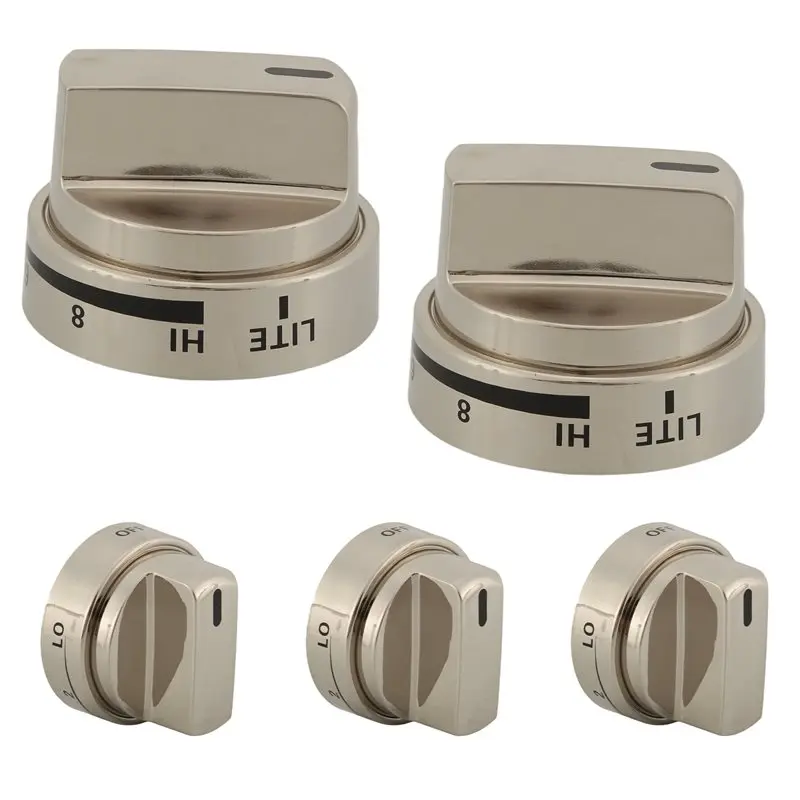 A01F-5PCS WB03X24818 Stainless Steel Stove Knob Replacement For AP5989029 PS11729081 Stove Burner Accessories Cooktop Knobs
A01F-5PCS WB03X24818 Stainless Steel Stove Knob Replacement For AP5989029 PS11729081 Stove Burner Accessories Cooktop Knobs